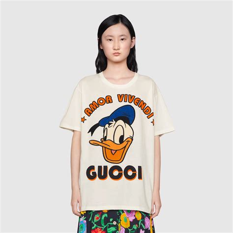 gucci donald duck tshirt|pull Gucci Donald Duck.